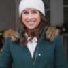 Lacey Chabert Green Coat