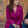 Lacey Chabert Pink Coat