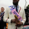 Lebron James White Blazer