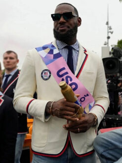 Lebron James White Blazer