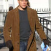 Matt Damon Brown Coat