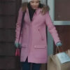 Nikki Rodriguez Pink Coat