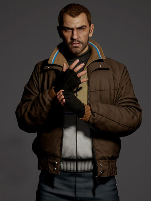 Niko Bellic Brown Jacket