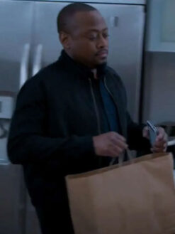 Omar Epps Black Bomber Jacket