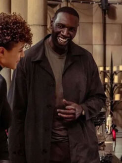 Omar Sy Black Coat