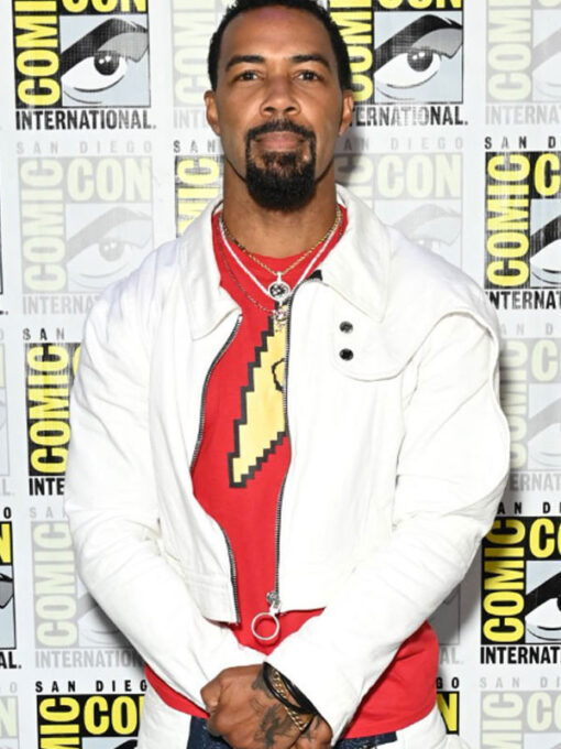 Omari Hardwick White Jacket