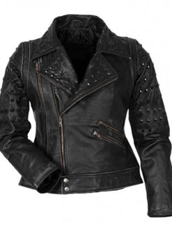 Raven Studded Black Jacket