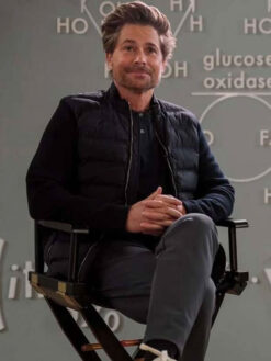 Rob Lowe Black Puffer Jacket