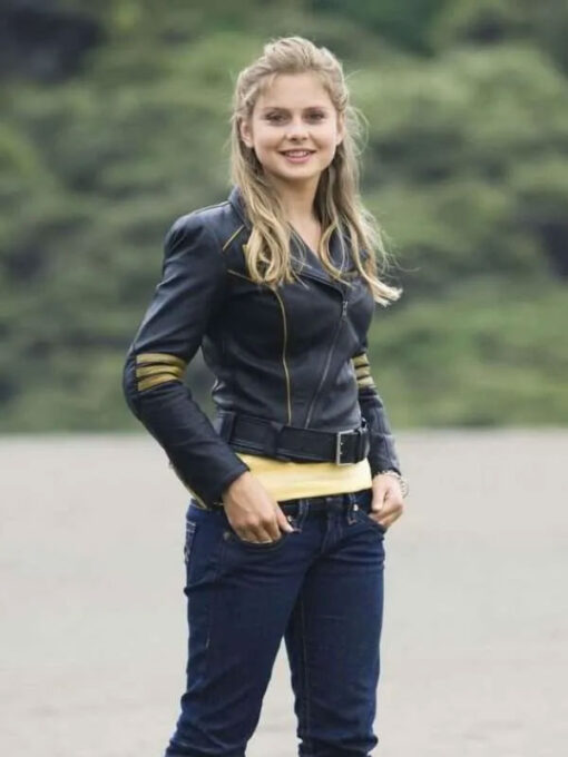 Rose McIver Black Leather Jacket