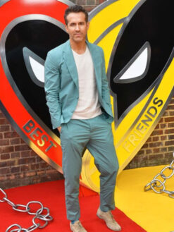 Ryan Reynolds Blue Suit