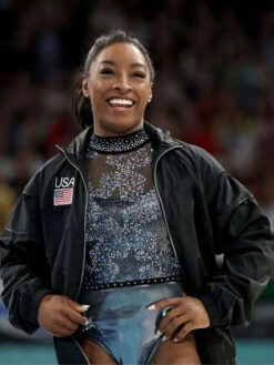 Simone Biles Black Track Jacket