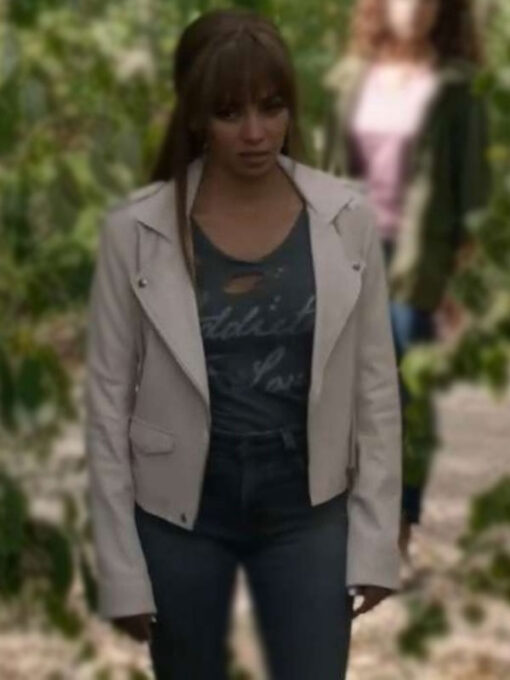 Vanessa Morgan White Jacket