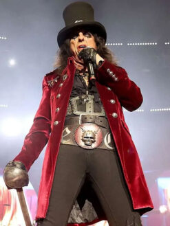 Alice Cooper Red Velvet Coat