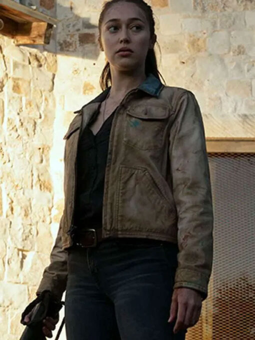 Alicia Clark Brown Cotton Jacket