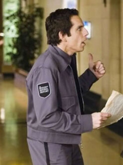 Ben Stiller Gray Cotton Jacket