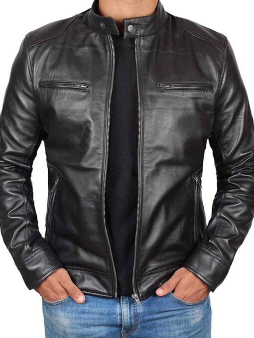 Cafe Racer Black Jacket