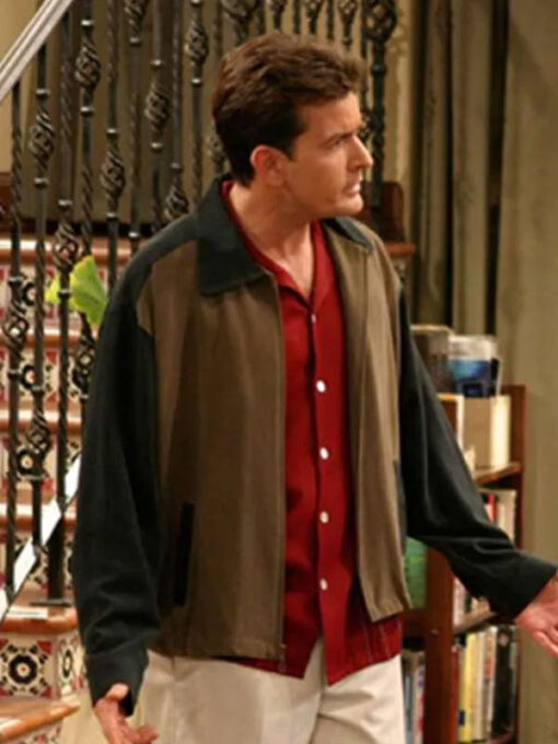 Charlie Harper Black and Brown Jacket