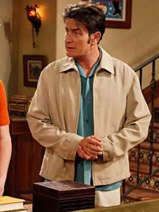 Charlie Harper Off White Jacket