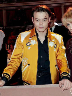 Charlie Heaton Yellow Bomber Jacket