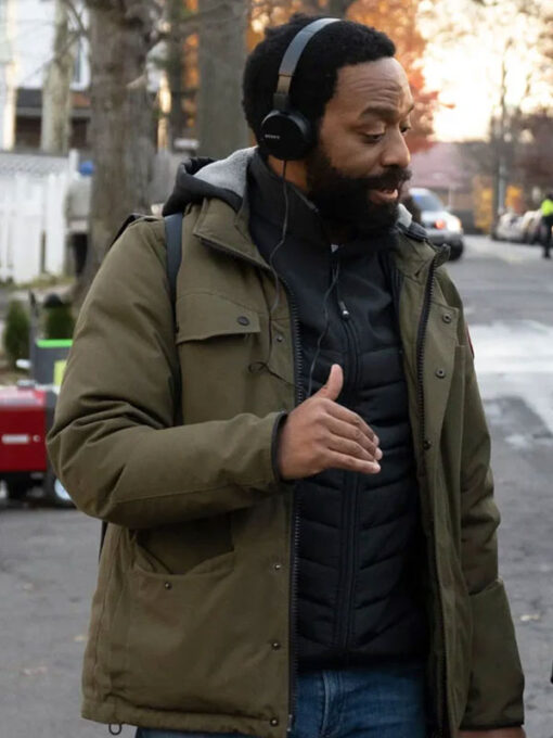 Chiwetel Ejiofor Green Jacket