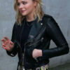 Chloe Grace Moretz Black Jacket