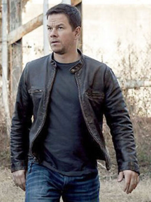 Chris Farraday Distressed Brown Leather Jacket