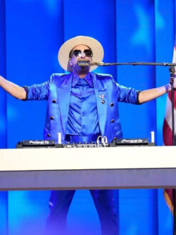 DJ Cassidy Blue Suit