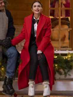 Emily Cooper Red Coat