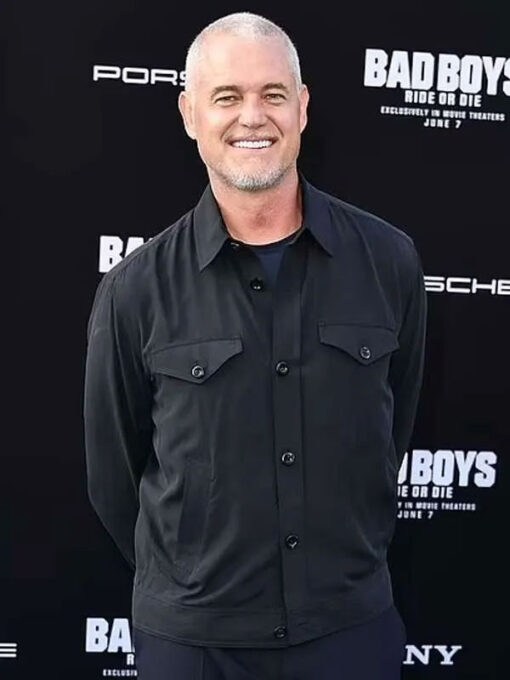 Eric Dane Black Cotton Jacket