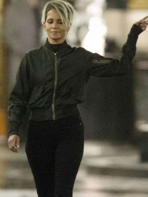 Halle Berry Bomber Jacket