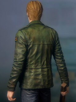 James Sunderland Green Leather Jacket