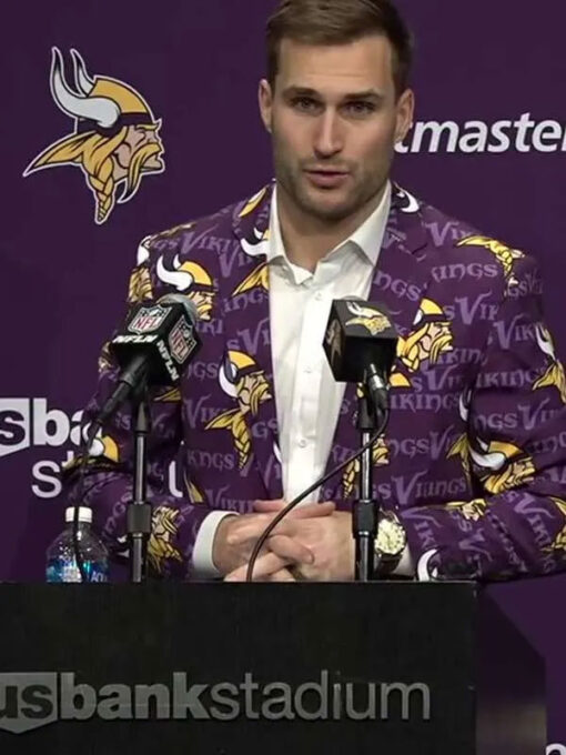 Kirk Cousins Purple Blazer