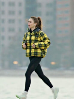 Lily Collins Yellow Jacket