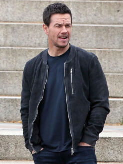 Mark Wahlberg Black Bomber Jacket