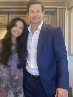 Mark Wahlberg Blue Suit Blazer