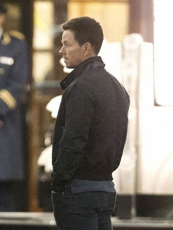 Mark Wahlberg Bomber Black Jacket