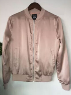 Nadia Parkes Pink Bomber Jacket