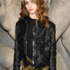 Natalia Dyer Black Jacket