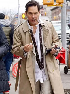 Paul Rudd Beige Coat