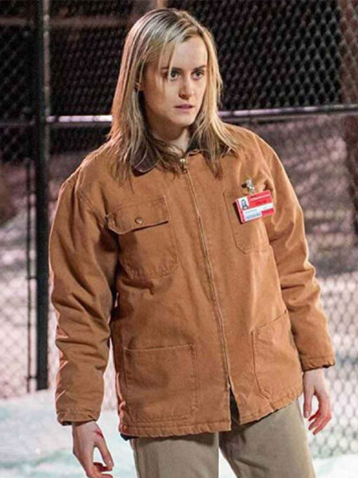 Piper Chapman Brown Cotton Jacket