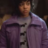 Priah Ferguson Purple Jacket