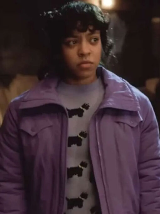 Priah Ferguson Purple Jacket