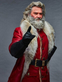 Santa Claus Shearling Red Coat