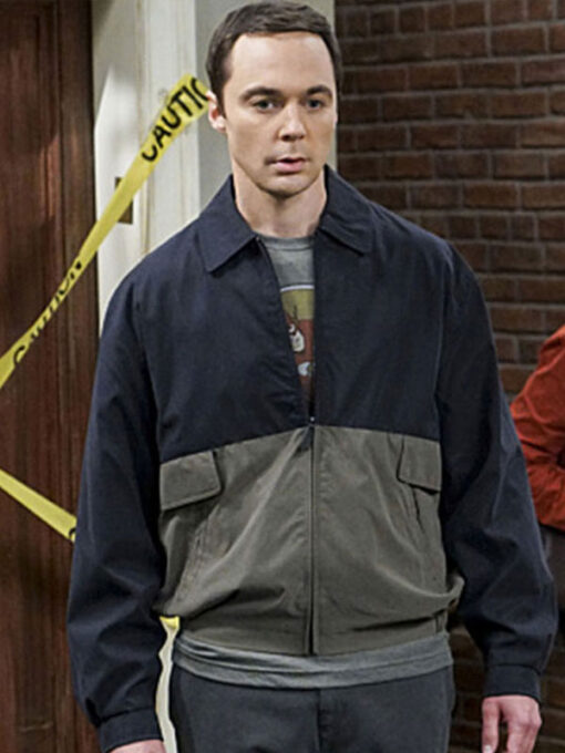 Sheldon Cooper Blue and Gray Jacket