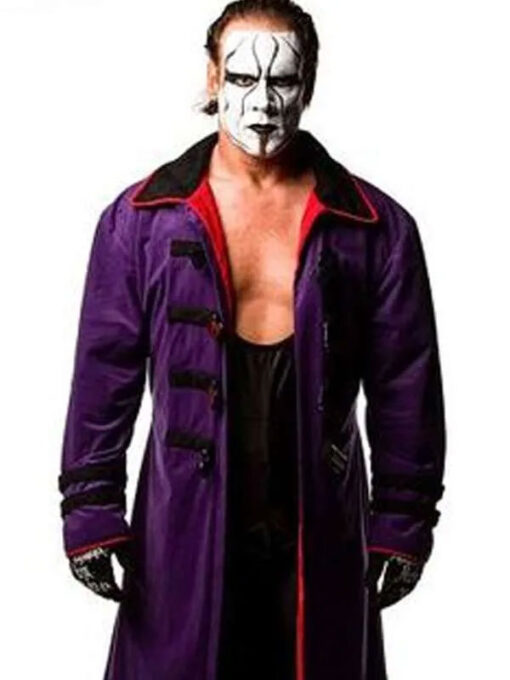 Sting Purple Cotton Coat