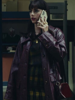 Susie Glass Maroon Coat