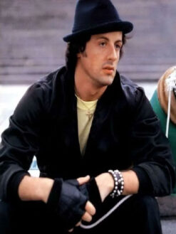 Sylvester Stallone Black Jacket