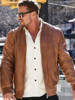 Alan Ritchson Leather Jacket