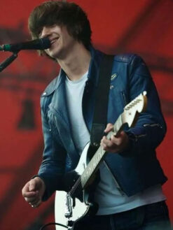 Alex Turner Blue Biker Jacket