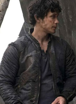 Bellamy Blake Black Bomber Jacket